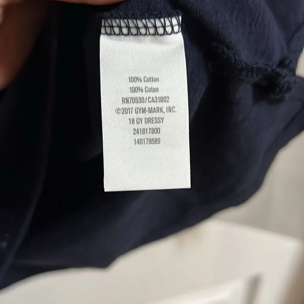 Gymboree size 14 youth boys navy blue polo.